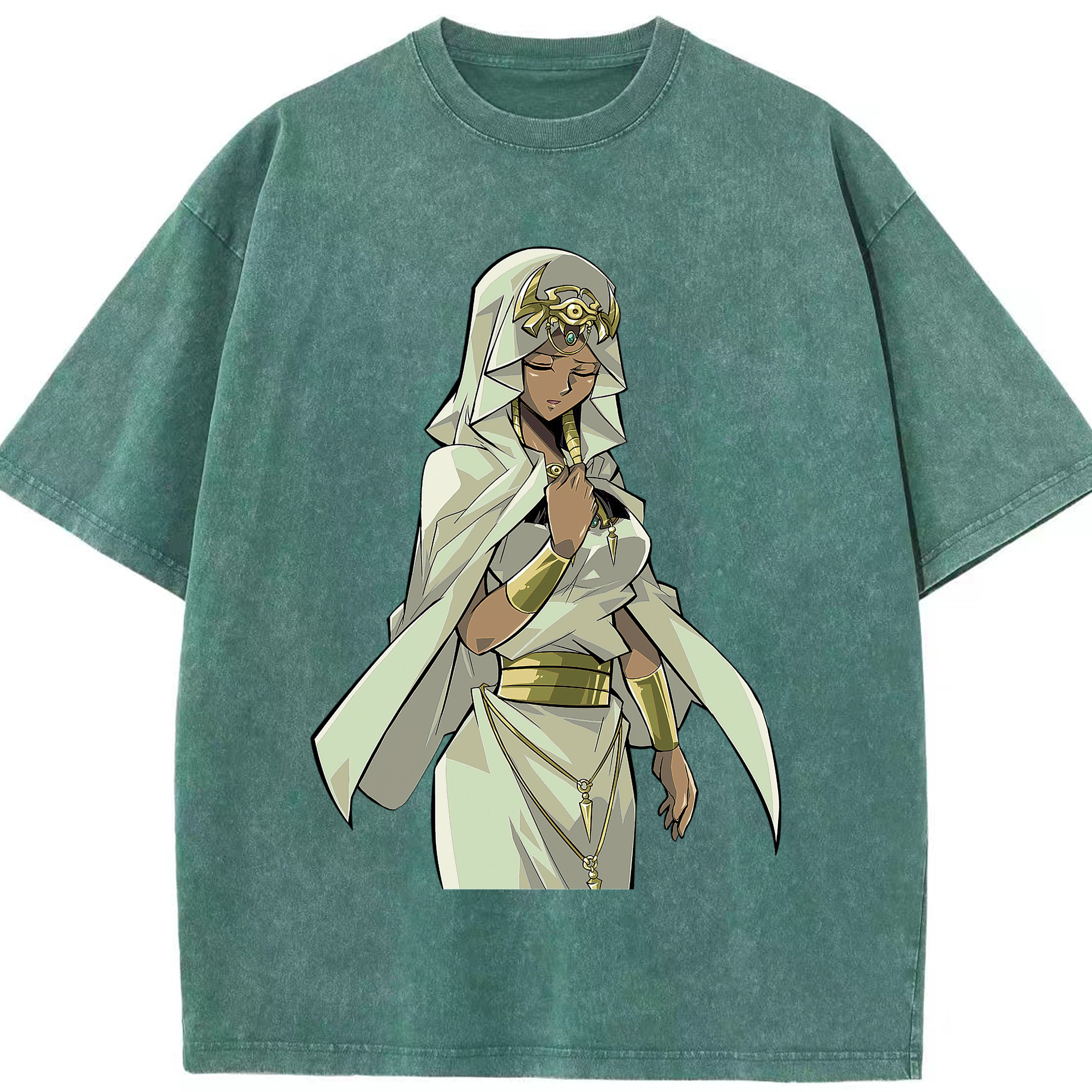 （画像用） 遊☆戯☆王 Yu-Gi-Oh! 綿100% ヴィンテージ風 半袖Tシャツ（フロントプリント）
